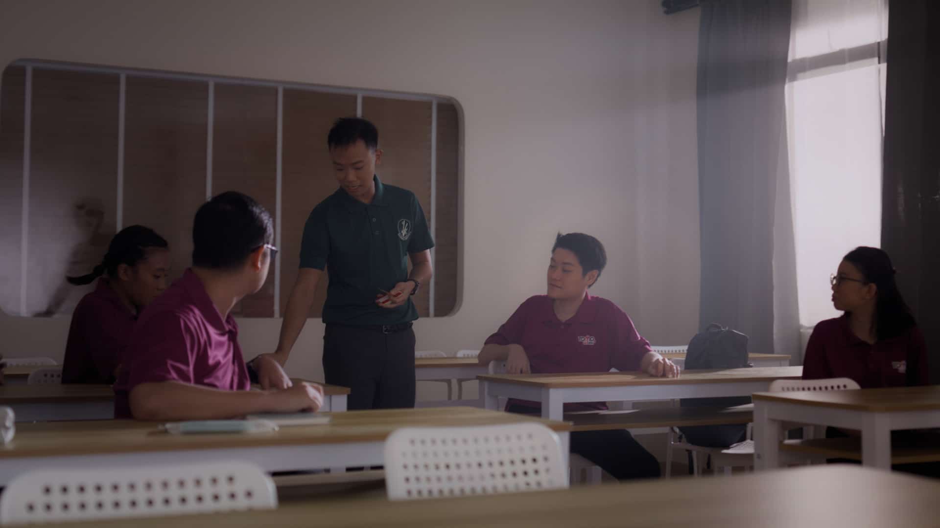 Students in classroom